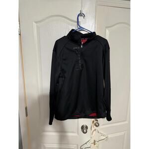 Ogio Men’s Large 1/4 Zip Performance Pullover Black Daktronics Logo